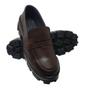 Imagem de Sapato Feminino Mocassim Oxford Sola Tratorada Plataforma Blogueira