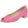 Imagem de Sapato Feminino Peep Toe Napa Rosa Chiclete Comfort Piccadilly 114046-58