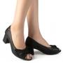 Imagem de Sapato Feminino Peep Toe Preto Dakota DA041-0010