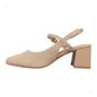 Imagem de Sapato feminino ramarim slingback elástico salto bloco alto