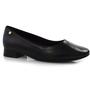 Imagem de Sapato Feminino Sapatilha Comfortflex Couro Conforto 24-82301 Preto