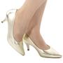 Imagem de Sapato feminino scarpin confort luxo salto fino baixo