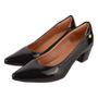 Imagem de Sapato Feminino Scarpin Salto Bloco Social Preto