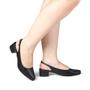 Imagem de Sapato Feminino Slingback Scarpan Aberto Mule Salto Grosso