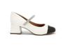 Imagem de Sapato Feminino Vizzano Branco Off Preto 01 Cristal 1423103