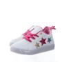 Imagem de Sapato Infantil Led Luz Estelar Branco Pink Meninas com Pulseira