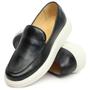 Imagem de Sapato Loafer Mocassim Premium Couro Nobre Confort Sola Alta