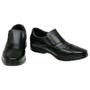 Imagem de Sapato Loafer Social de Couro Masculino Leve Ortopédico com Carteira e Cinto