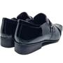 Imagem de Sapato Mascuino Social Jota Pe Couro Legítimo Verniz Conforto 3D Air Bag Metal Confortável Envernizado 77701