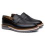 Imagem de Sapato Masculino 100% Couro Casual Loafer Monk Estiloso