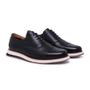 Imagem de Sapato Masculino Casual Oxford Couro Textura Bico Redondo