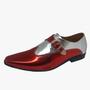 Imagem de Sapato Masculino Italiano Em Couro Social Vermelho Verniz Ref: D687