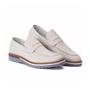 Imagem de Sapato Masculino Loafer Masculino em Couro Legítimo Tratorado Off White Maldivas 