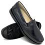 Imagem de Sapato Masculino Mocassim Casual Dock Sider Slip On Bertoni Couro Preto 600