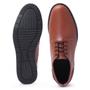 Imagem de Sapato Masculino Oxford Casual Social Whisky e Branco Conforto