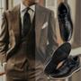 Imagem de Sapato Masculino Oxford Santiago Confortável Sapato Masculino Social Brogue