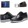 Imagem de Sapato Masculino Social Casual Derby Oxford Sola EVA + Cinto E Carteira 1001