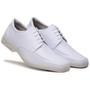 Imagem de Sapato Masculino Social Clássico Cadarço Linha Conforto Cor Branco