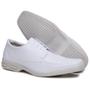 Imagem de Sapato Masculino Social Clássico Cadarço Linha Conforto Cor Branco