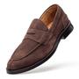 Imagem de Sapato Masculino Social Couro Loafer Camurça Conforto
