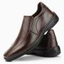 Imagem de sapato masculino social elegante confort classico com sistema calce facil