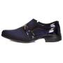 Imagem de Sapato Masculino Social Super Sofisticado Elegante Azul Sola De Borracha Antiderrapante Macio 105