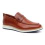 Imagem de Sapato Mocassim de Couro Elegante Masculino Loafer Monk