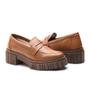 Imagem de Sapato Mocassim Feminino Couro Tratorado Oxford Flatform