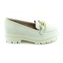 Imagem de Sapato Mocassim Feminino Moleca 5775.101 - Branco Off