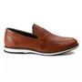 Imagem de Sapato Mocassim Loafer Masculino Couro DIfranca - 8001 - Castor