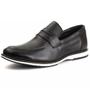 Imagem de Sapato Mocassim Loafer Masculino Couro DIfranca - 8001 - Preto