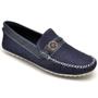 Imagem de Sapato Mocassim Masculino Jeans Bico Redondo Conforto Macio