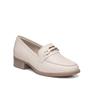 Imagem de Sapato Mocassim Pegada Feminino em Couro Off White 222001-01