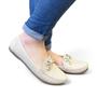 Imagem de Sapato Mocassim Tamanho 41 42 43 Detalhes Costurado Comfort Feminino