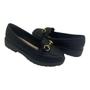 Imagem de Sapato Modare 7357.106 Mocassim Oxford Leve Salto Tratorado Feminino