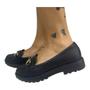 Imagem de Sapato Modare Mocassim Oxford Salto Tratorado Preto 7357106P