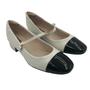 Imagem de Sapato Moleca Boneca Off White com Preto 5795103