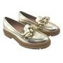 Imagem de Sapato Moleca Mocassim Tratorado com Laço Dourado 5775108