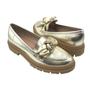 Imagem de Sapato Moleca Mocassim Tratorado com Laço Dourado 5775108