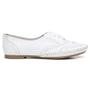 Imagem de Sapato Oxford Couro Feminino Cadarço Brogue Conforto Estilo