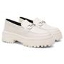 Imagem de Sapato Oxford Form's Casual Mocassim Feminino Sola Tratorada Preto 025