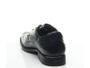 Imagem de Sapato Pegada Masculino Plus Size em Couro Preto 522109-01
