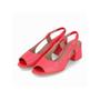 Imagem de Sapato Piccadilly Peep Toe Salto Bloco 715019 Cereja