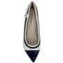 Imagem de Sapato Piccadilly Scarpin Salto Bloco 739052 Off White/Navy