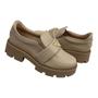 Imagem de Sapato Quiz 631988-17 Mocassim Oxford Casual Salto Tratorado Feminino