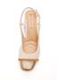 Imagem de Sapato Ramarim Salto bloco Slingback  Branco Ouro 2417132-1