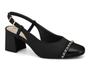 Imagem de Sapato Ramarim Salto Bloco Slingback  Preto 2417132-2