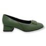 Imagem de Sapato Salto Grosso Joanete Piccadilly 160057-2 Feminino - Verde