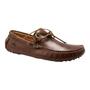 Imagem de Sapato Samello Drive Goa Mocassim Loafer Couro Floater Marrom Conhaque Pinos Cravos Original