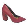 Imagem de Sapato Scarpin Fem Piccadilly Salto Bloco Vermelho 749101-16